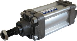 Picture of single acting pneumatic cylinder to VDMA 24562, NF E 49003.1