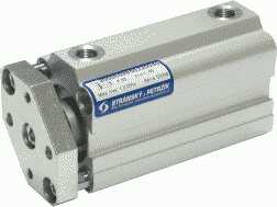 Picture od short stroke double acting cylinder with guide with slide bearings