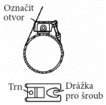 Postup při montáži objímky PAB - krok 2 Postup při montáži objímky PAB - krok 2